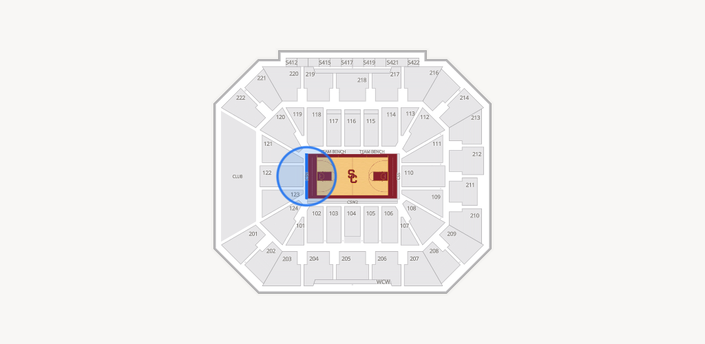 Galen Center Seating Chart