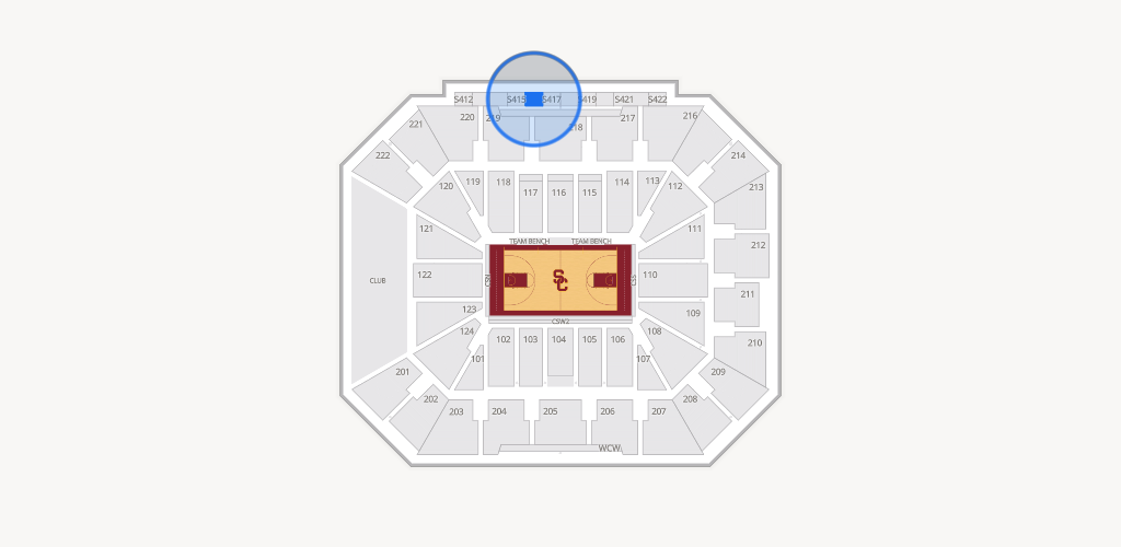 Galen Center Seating Chart