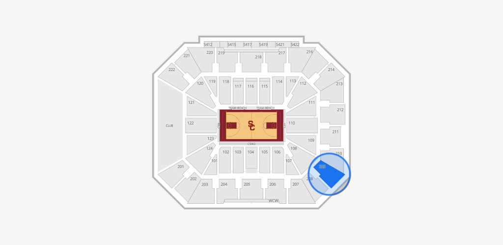 Galen Center Seating Chart