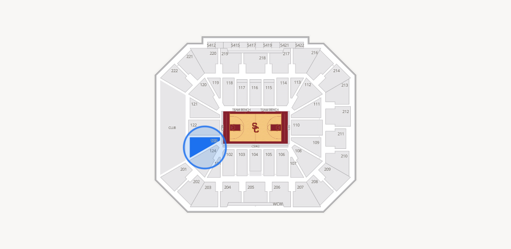 Galen Center Seating Chart