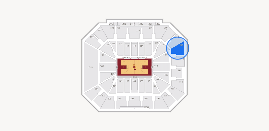 Galen Center Seating Chart
