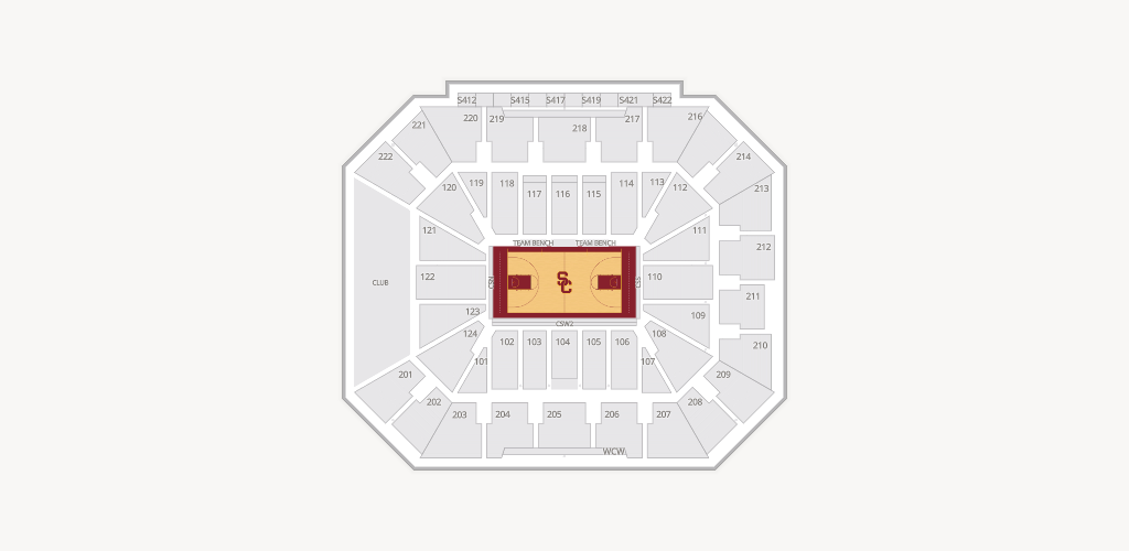 Galen Center Seating Chart
