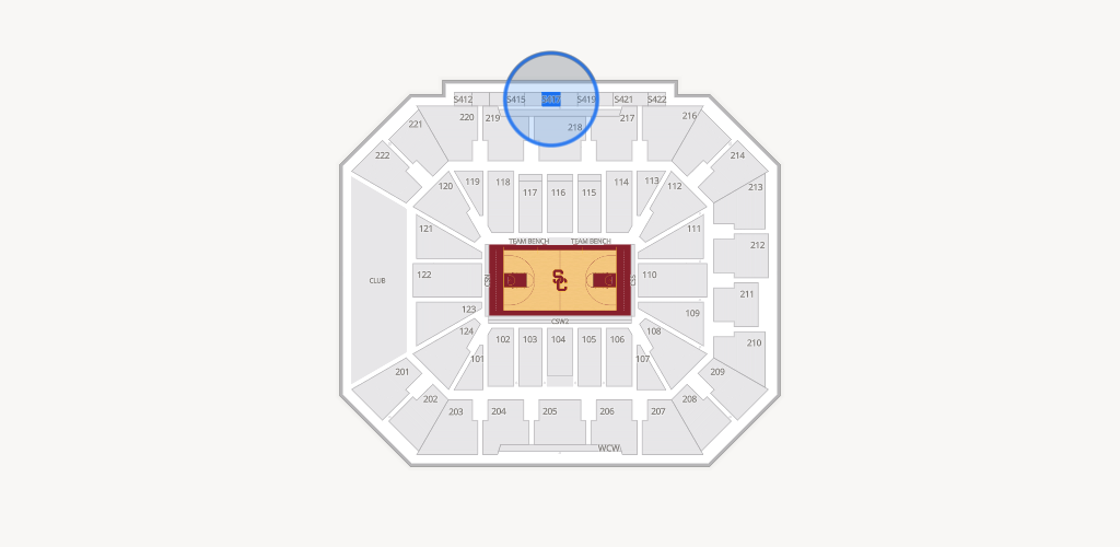 Galen Center Seating Chart