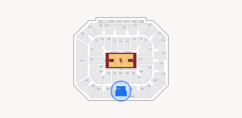 Galen Center Seating Chart