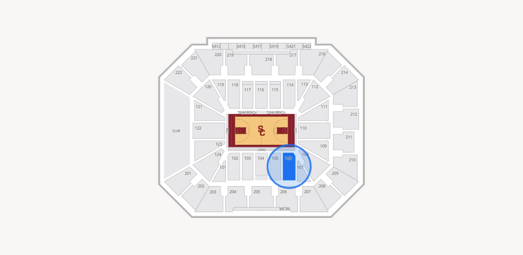 Galen Center Seating Chart