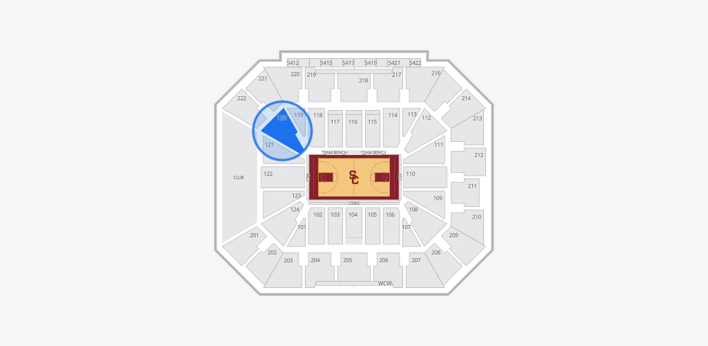 Galen Center Seating Chart