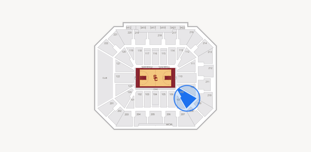 Galen Center Seating Chart