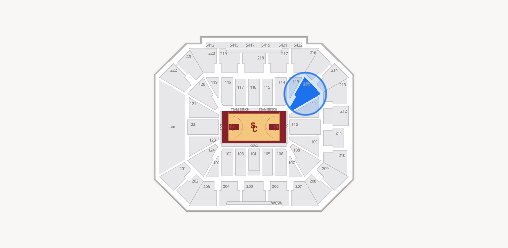 Galen Center Seating Chart