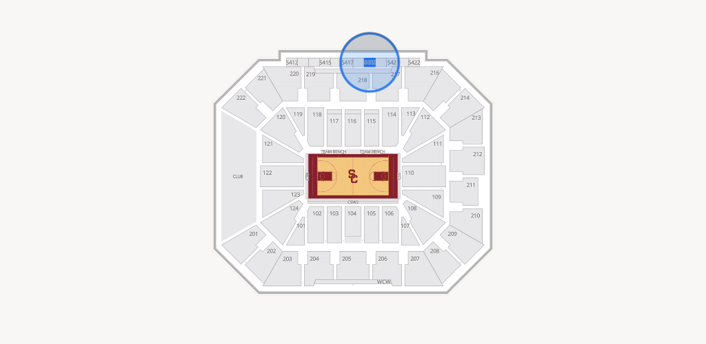 Galen Center Seating Chart