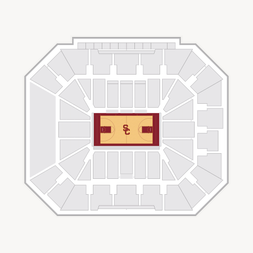 Galen Center seating chart