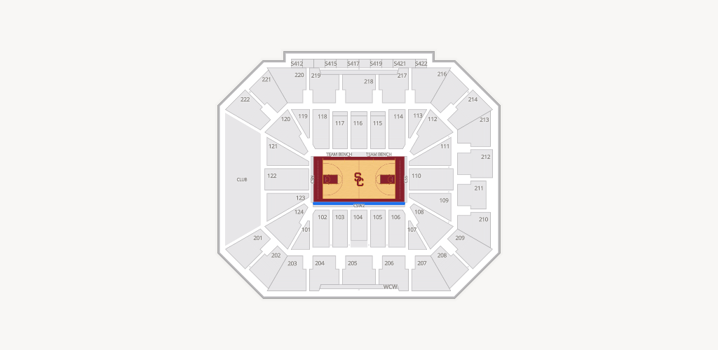 Galen Center Seating Chart