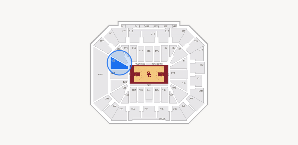 Galen Center Seating Chart