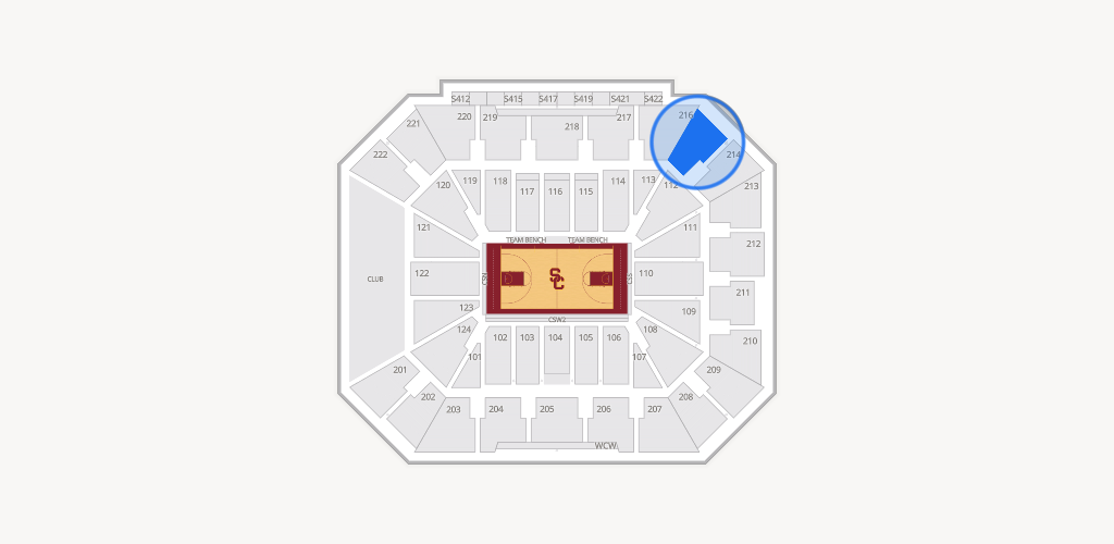 Galen Center Seating Chart