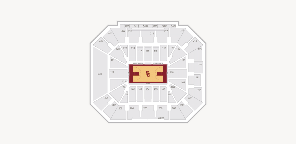Galen Center Seating Chart