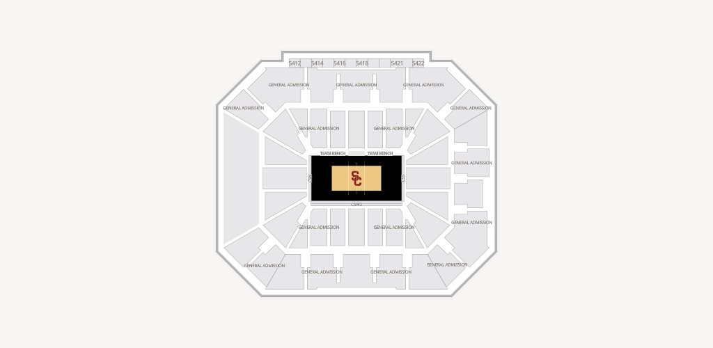Galen Center Seating Chart