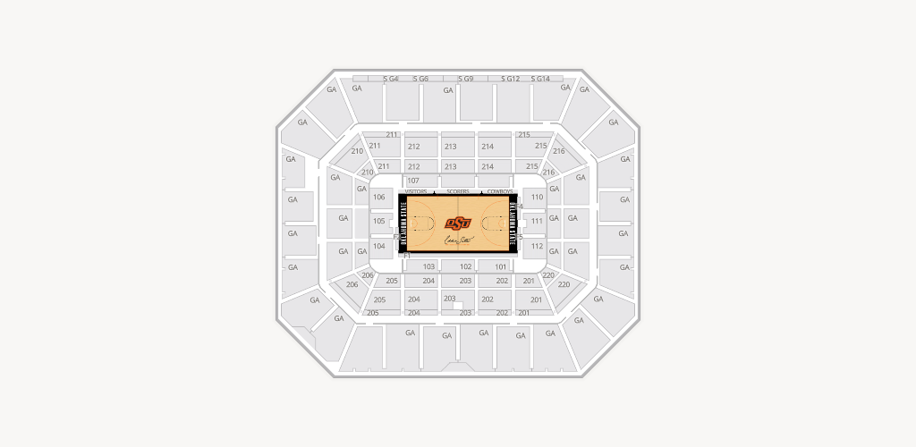 Gallagher-Iba Arena Seating Chart