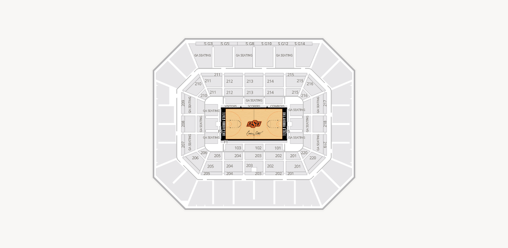 Gallagher-Iba Arena Seating Chart