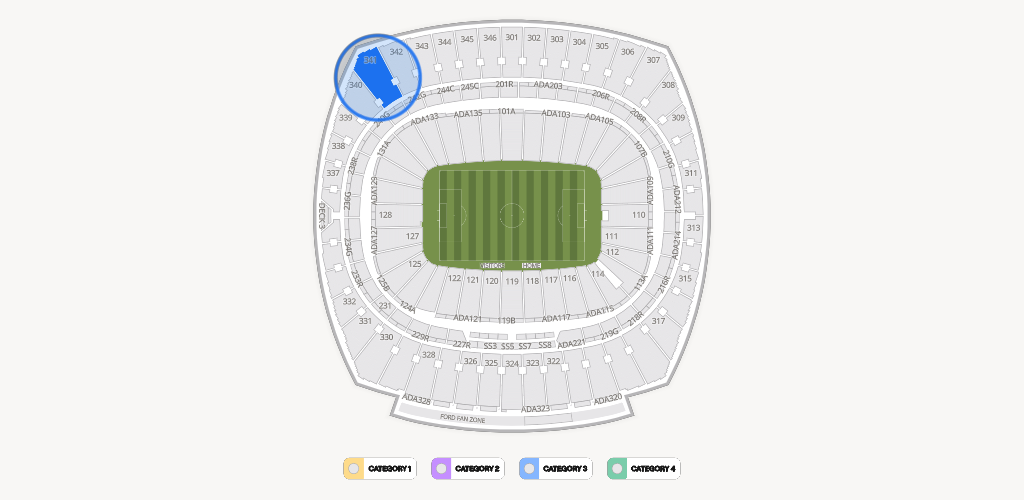 GEHA Field at Arrowhead Stadium Seating Chart