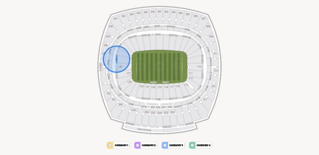 GEHA Field at Arrowhead Stadium Seating Chart