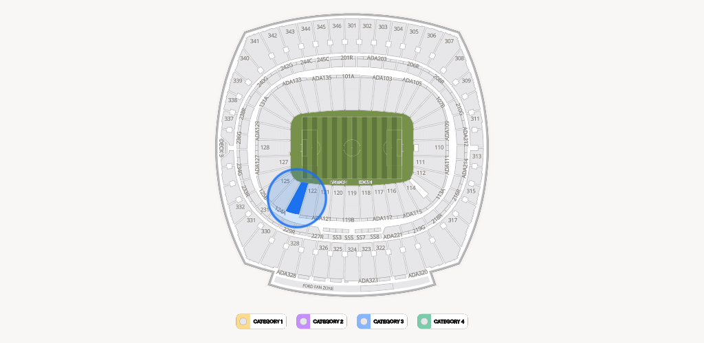 GEHA Field at Arrowhead Stadium Seating Chart