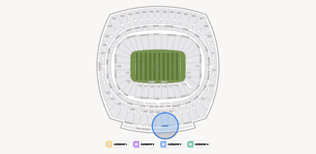 GEHA Field at Arrowhead Stadium Seating Chart
