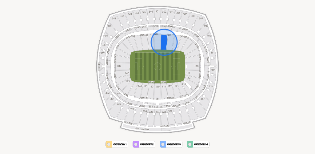 GEHA Field at Arrowhead Stadium Seating Chart