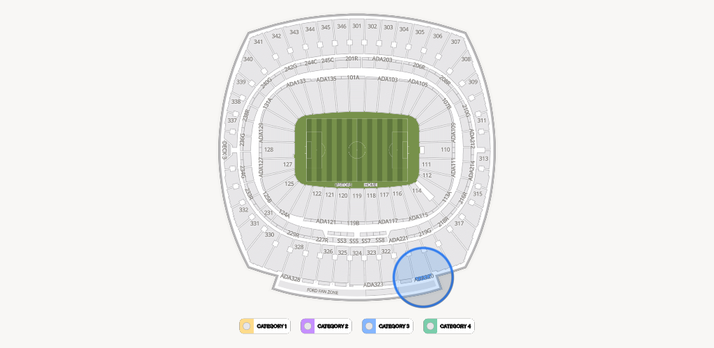 GEHA Field at Arrowhead Stadium Seating Chart