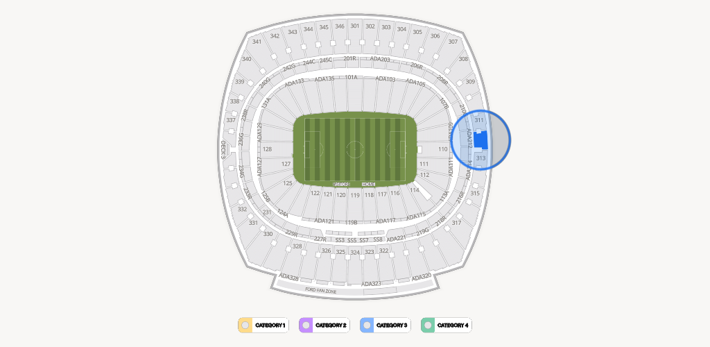 GEHA Field at Arrowhead Stadium Seating Chart