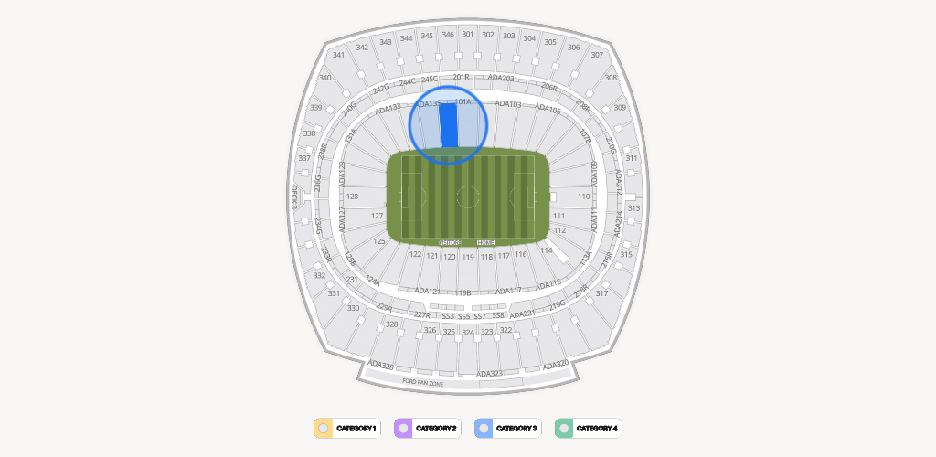 GEHA Field at Arrowhead Stadium Seating Chart