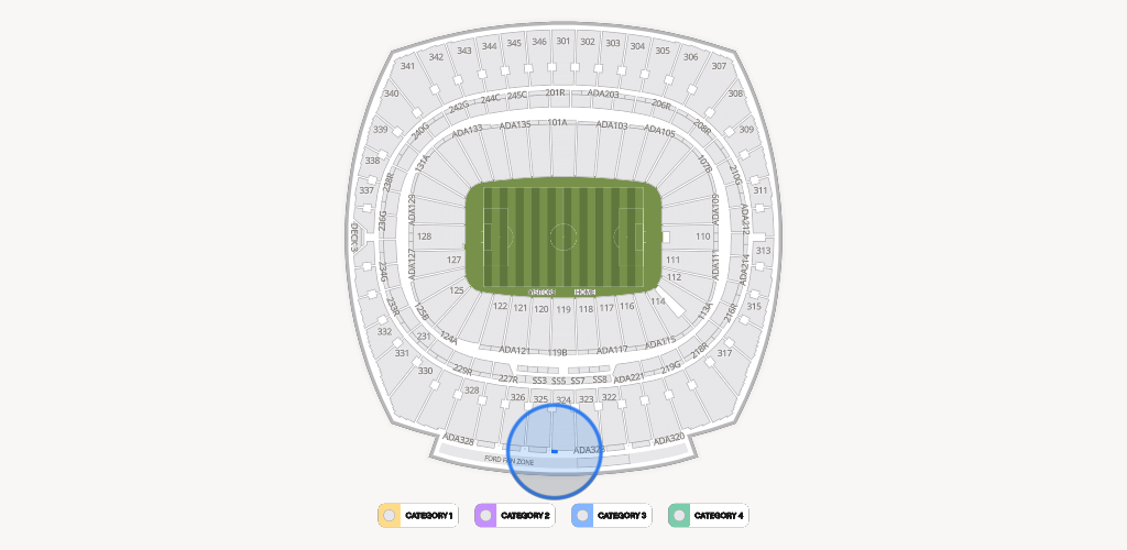 GEHA Field at Arrowhead Stadium Seating Chart