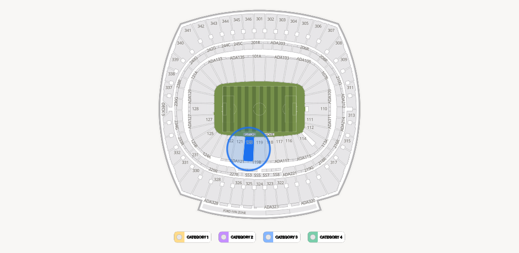 GEHA Field at Arrowhead Stadium Seating Chart