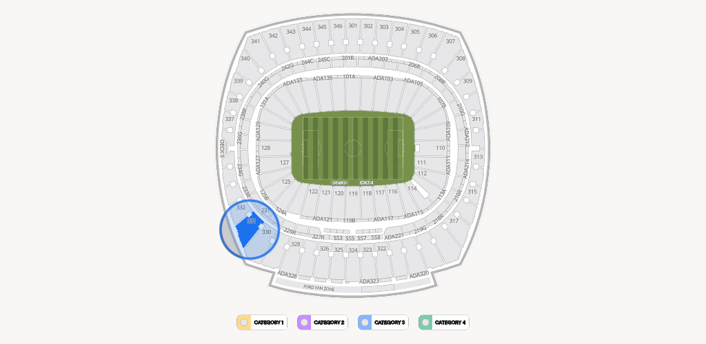 GEHA Field at Arrowhead Stadium Seating Chart