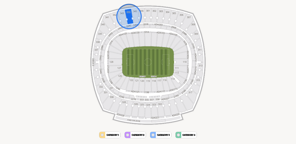 GEHA Field at Arrowhead Stadium Seating Chart
