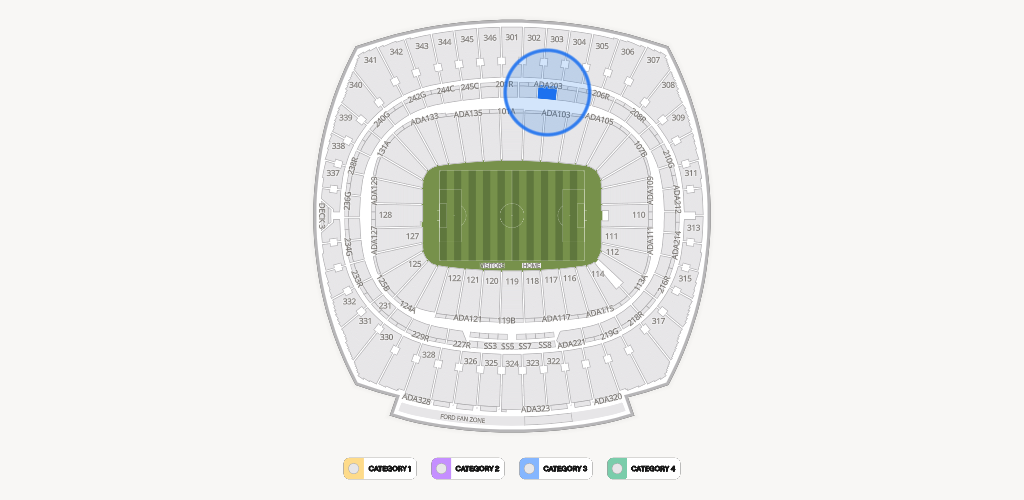 GEHA Field at Arrowhead Stadium Seating Chart