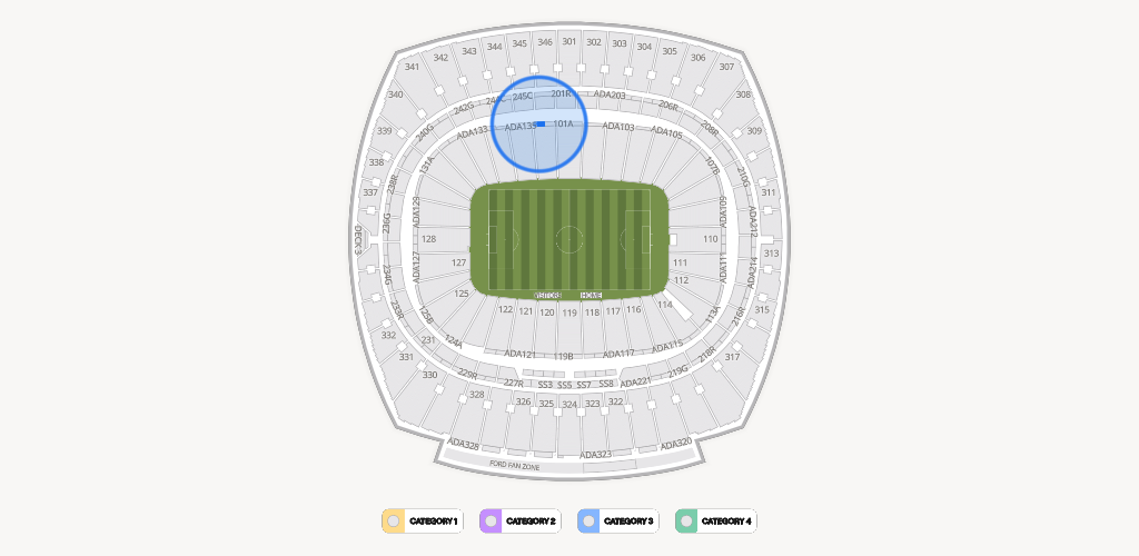 GEHA Field at Arrowhead Stadium Seating Chart