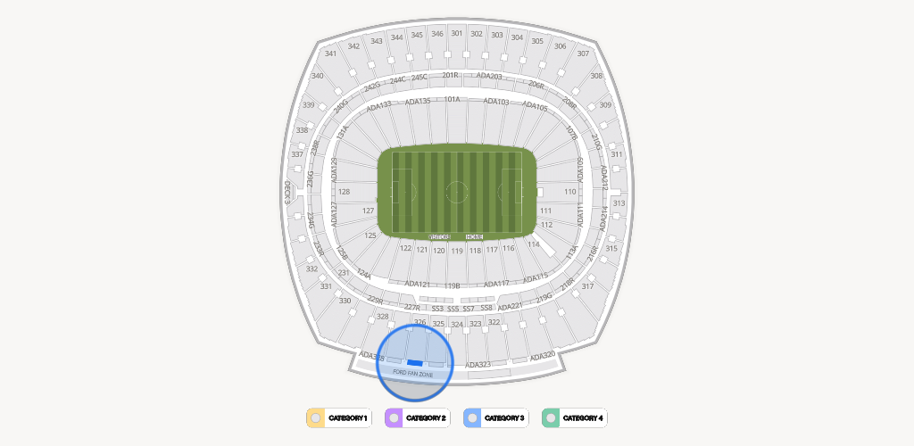 GEHA Field at Arrowhead Stadium Seating Chart