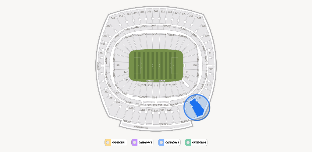 GEHA Field at Arrowhead Stadium Seating Chart