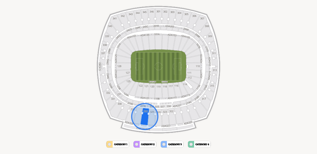 GEHA Field at Arrowhead Stadium Seating Chart