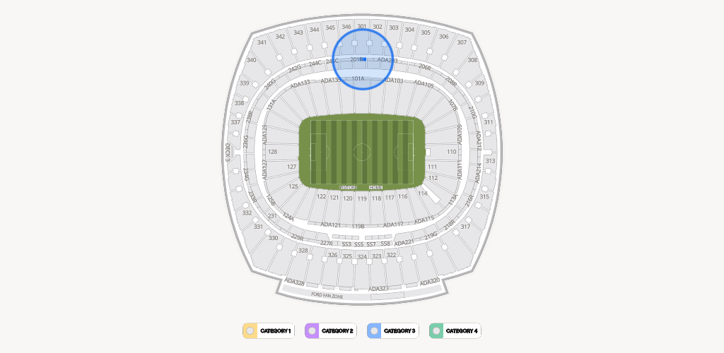 GEHA Field at Arrowhead Stadium Seating Chart