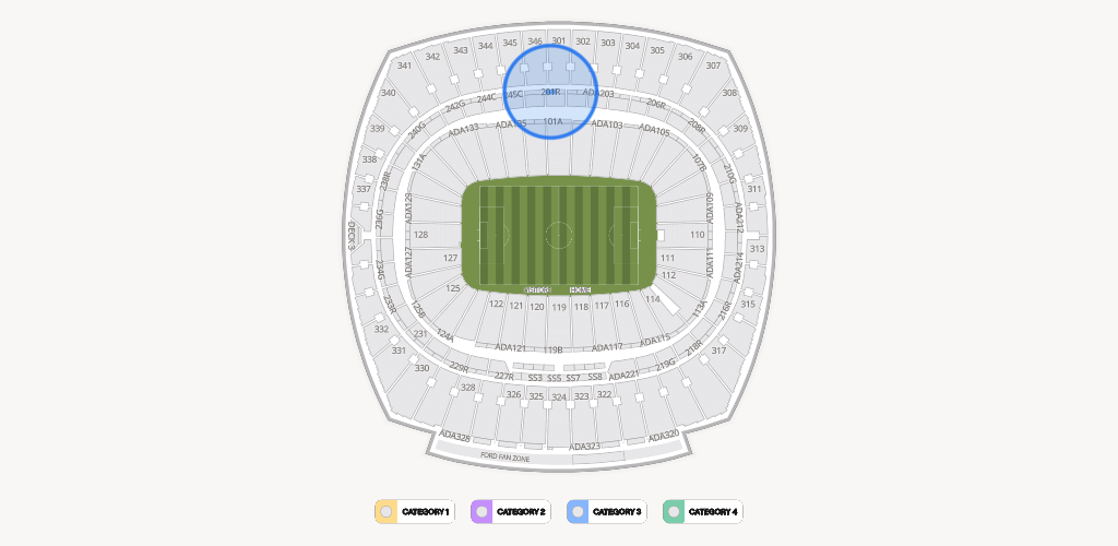 GEHA Field at Arrowhead Stadium Seating Chart
