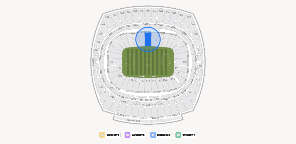 GEHA Field at Arrowhead Stadium Seating Chart