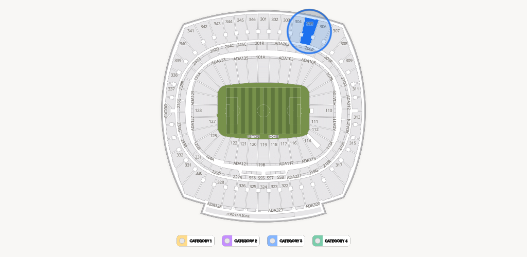 GEHA Field at Arrowhead Stadium Seating Chart