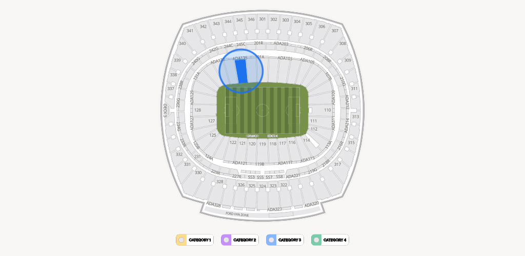 GEHA Field at Arrowhead Stadium Seating Chart