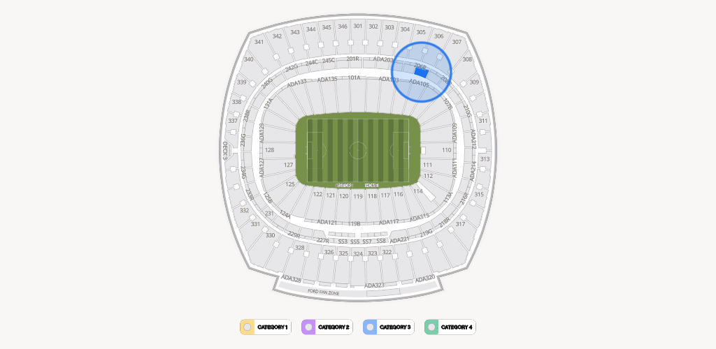 GEHA Field at Arrowhead Stadium Seating Chart