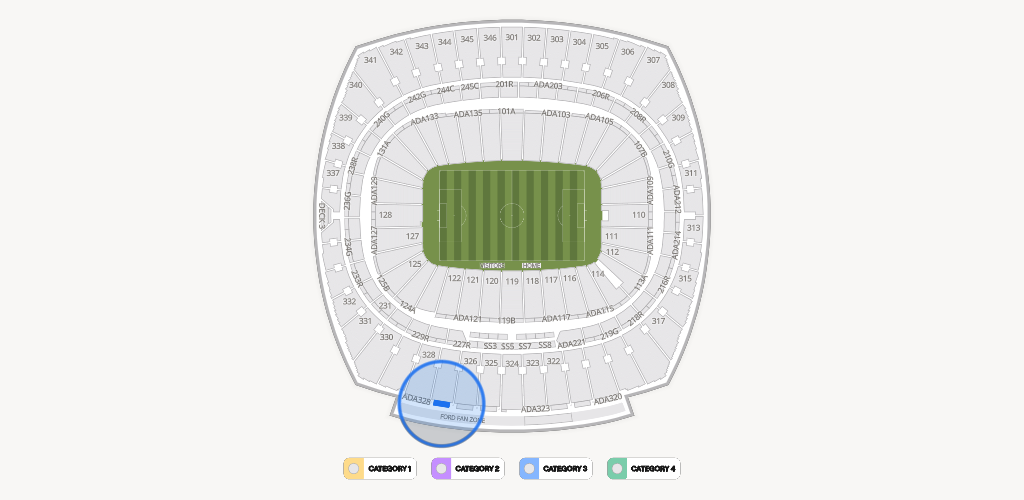 GEHA Field at Arrowhead Stadium Seating Chart