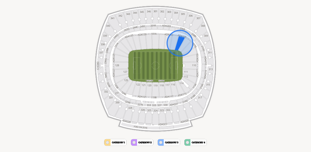 GEHA Field at Arrowhead Stadium Seating Chart