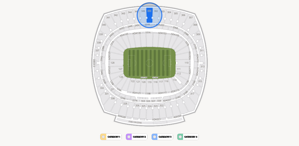 GEHA Field at Arrowhead Stadium Seating Chart
