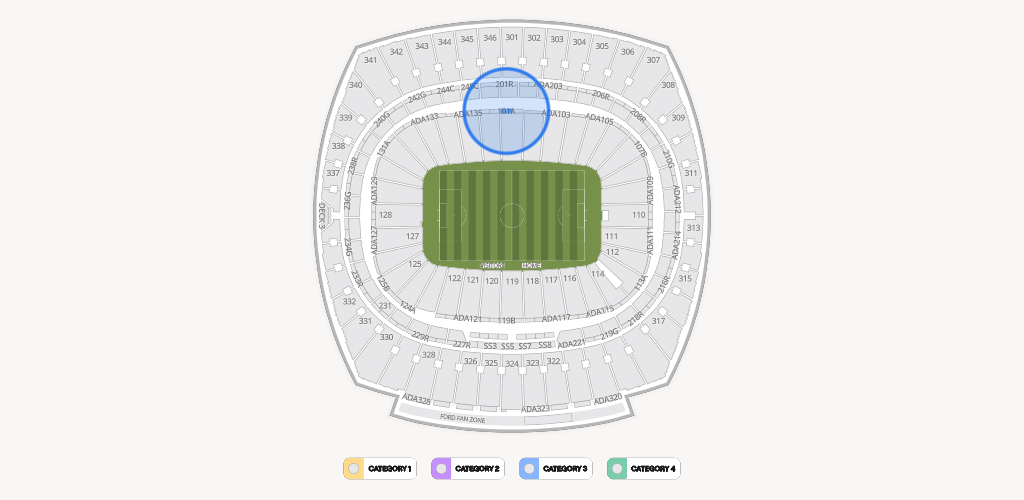 GEHA Field at Arrowhead Stadium Seating Chart