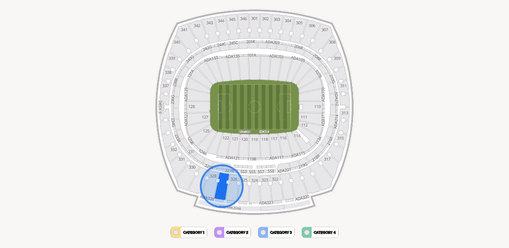 GEHA Field at Arrowhead Stadium Seating Chart