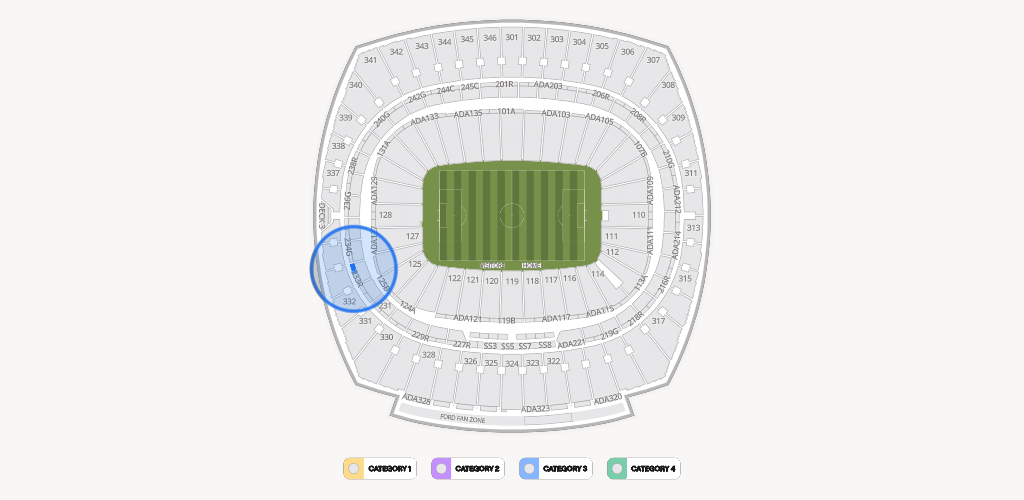 GEHA Field at Arrowhead Stadium Seating Chart